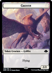 Zombie // Griffin Double-Sided Token [Dominaria Remastered Tokens] | Golgari Games