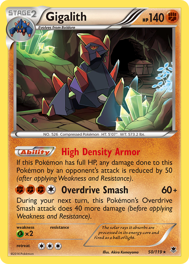 Gigalith (50/119) [XY: Phantom Forces] | Local Legends