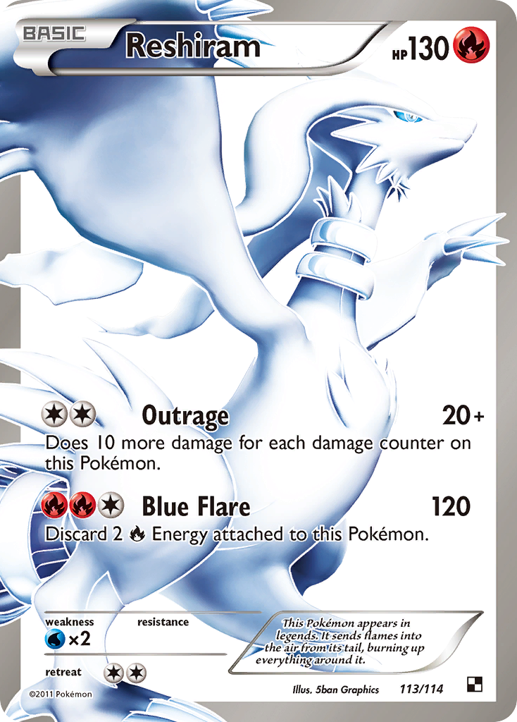 Reshiram (113/114) [Black & White: Base Set] | Local Legends