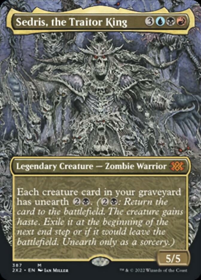 Sedris, the Traitor King (Borderless Alternate Art) [Double Masters 2022] | Local Legends