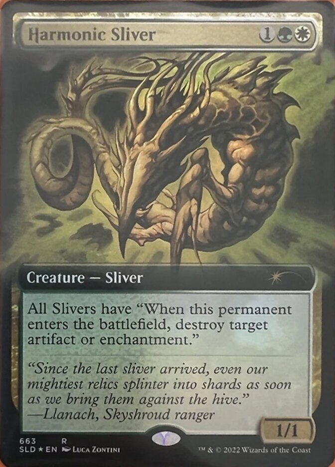 Harmonic Sliver (Extended Art) [Secret Lair Drop Promos] | Local Legends
