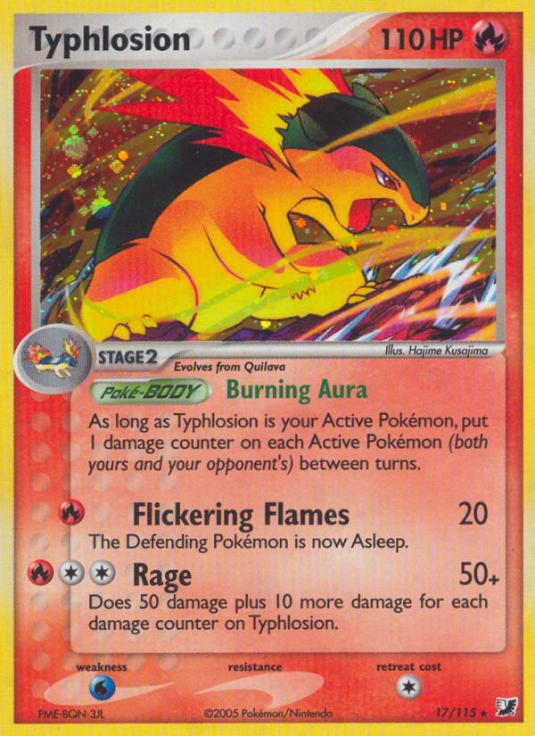 Typhlosion (17/115) [EX: Unseen Forces] | Golgari Games