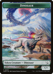 Phyrexian Myr // Dinosaur Double-Sided Token [March of the Machine Tokens] | Golgari Games