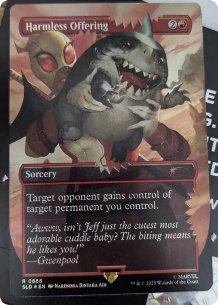 Harmless Offering (Rainbow Foil) [Secret Lair Drop Series] | Local Legends