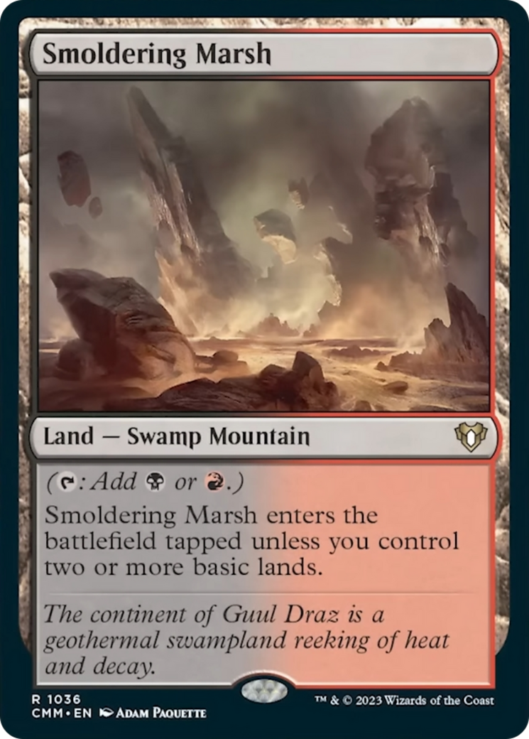 Smoldering Marsh [Commander Masters] | Golgari Games