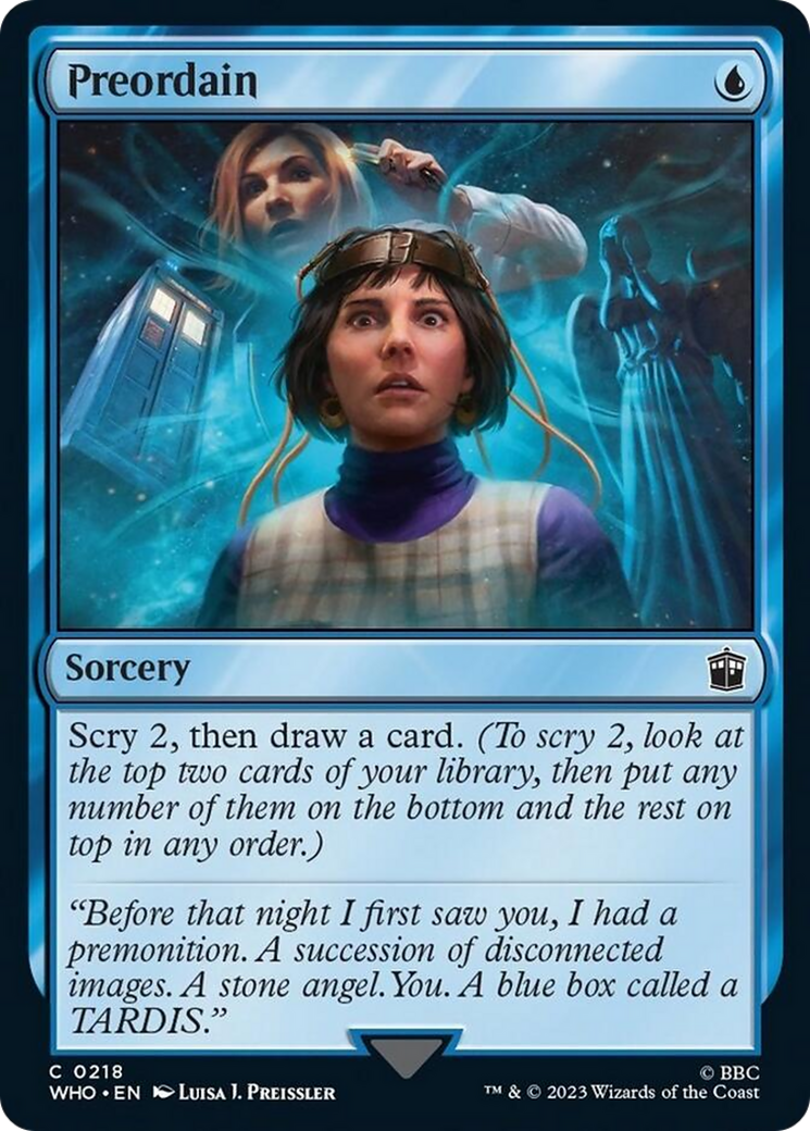Preordain [Doctor Who] | Local Legends
