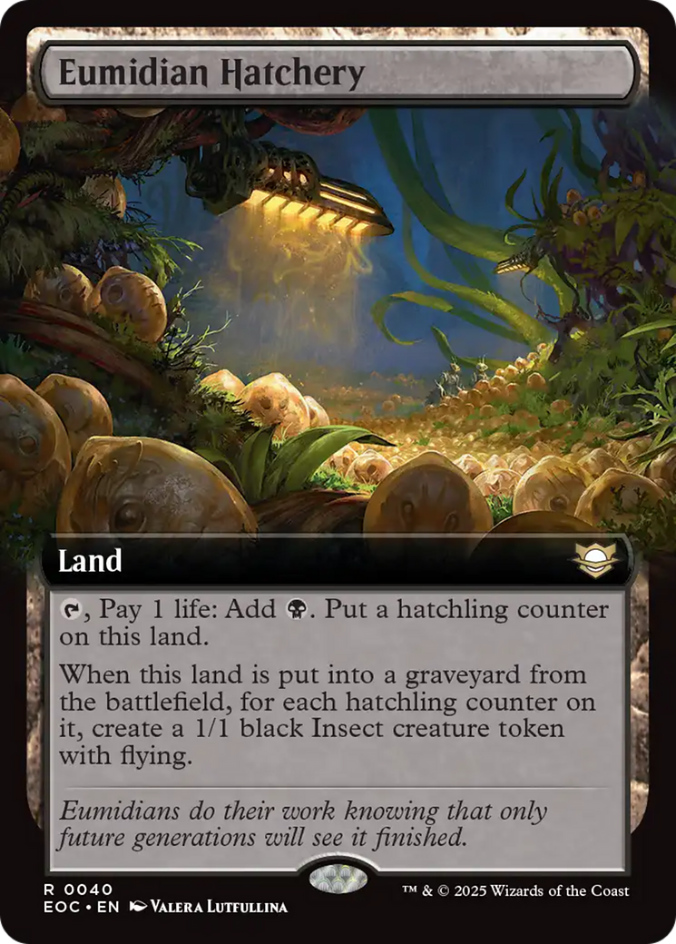 Eumidian Hatchery (Extended Art) [Edge of Eternities Commander] | Local Legends