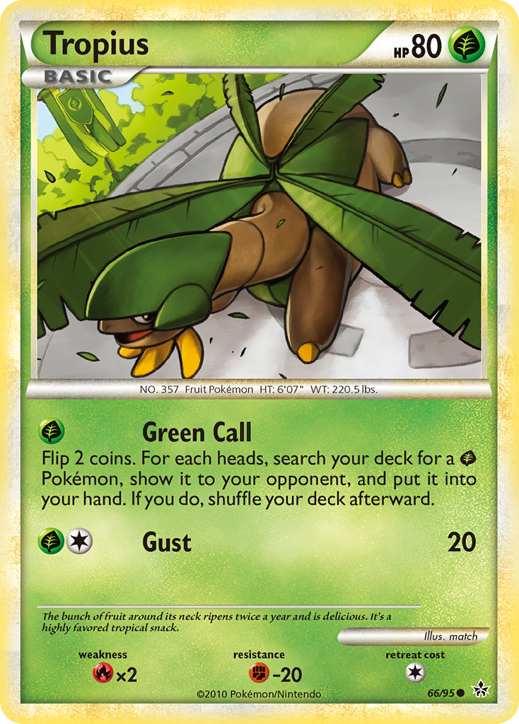 Tropius (66/95) [HeartGold & SoulSilver: Unleashed] | Golgari Games