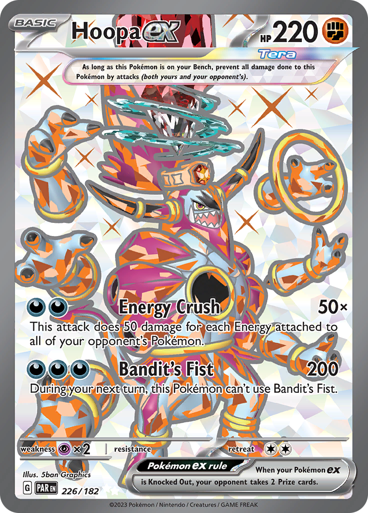 Hoopa ex (226/182) [Scarlet & Violet: Paradox Rift] | Golgari Games