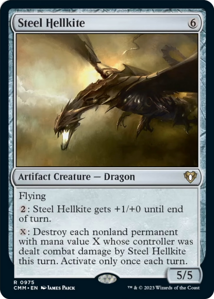 Steel Hellkite [Commander Masters] | Local Legends