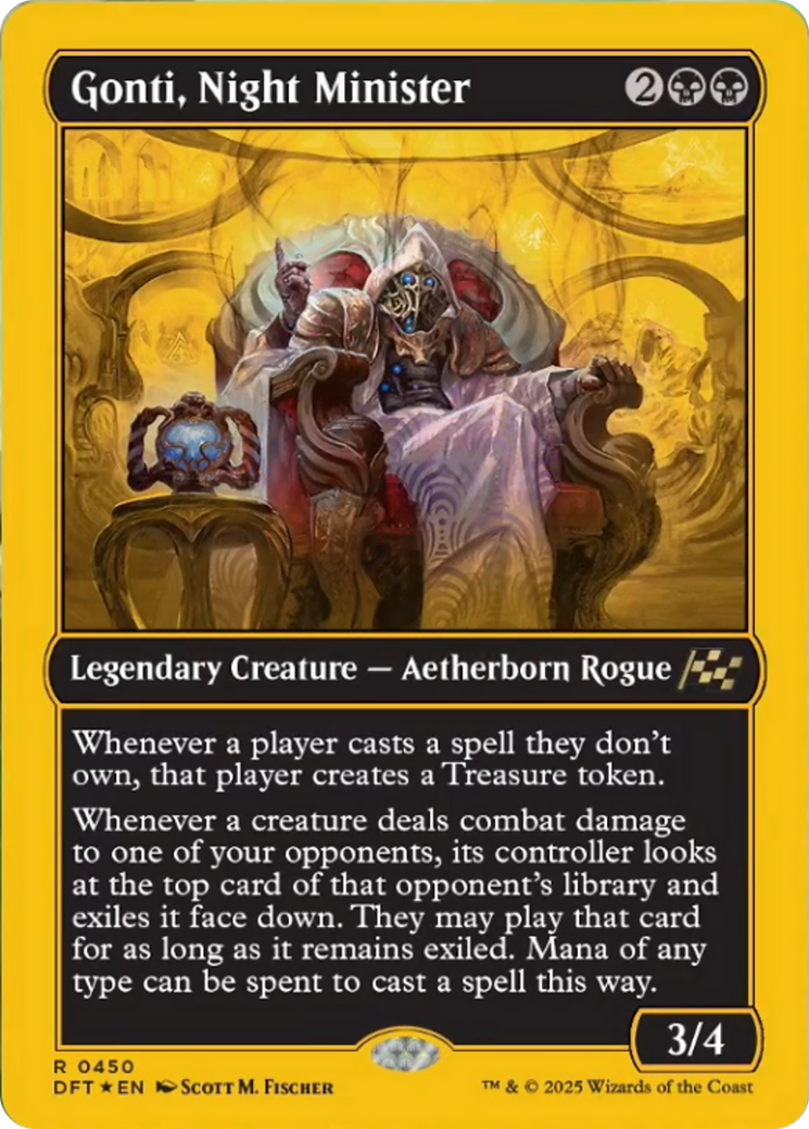 Gonti, Night Minister (First-Place Foil) [Aetherdrift] | Local Legends
