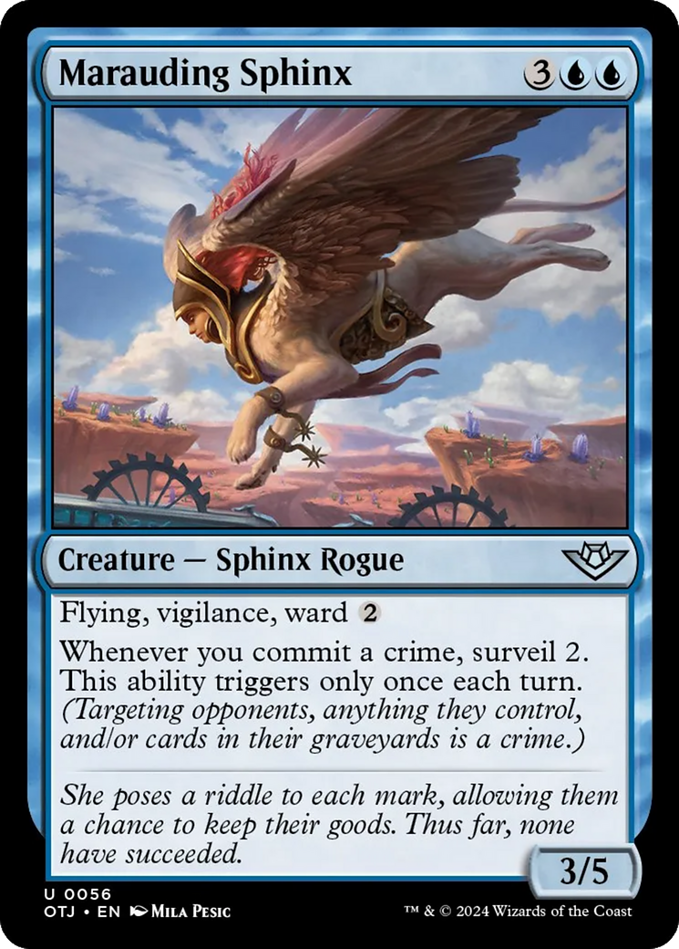 Marauding Sphinx [Outlaws of Thunder Junction] | Local Legends