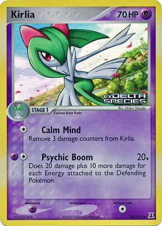 Kirlia (47/113) (Stamped) [EX: Delta Species] | Local Legends