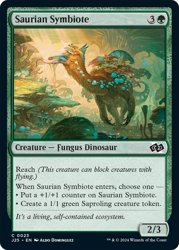 Saurian Symbiote [Foundations Jumpstart] | Local Legends