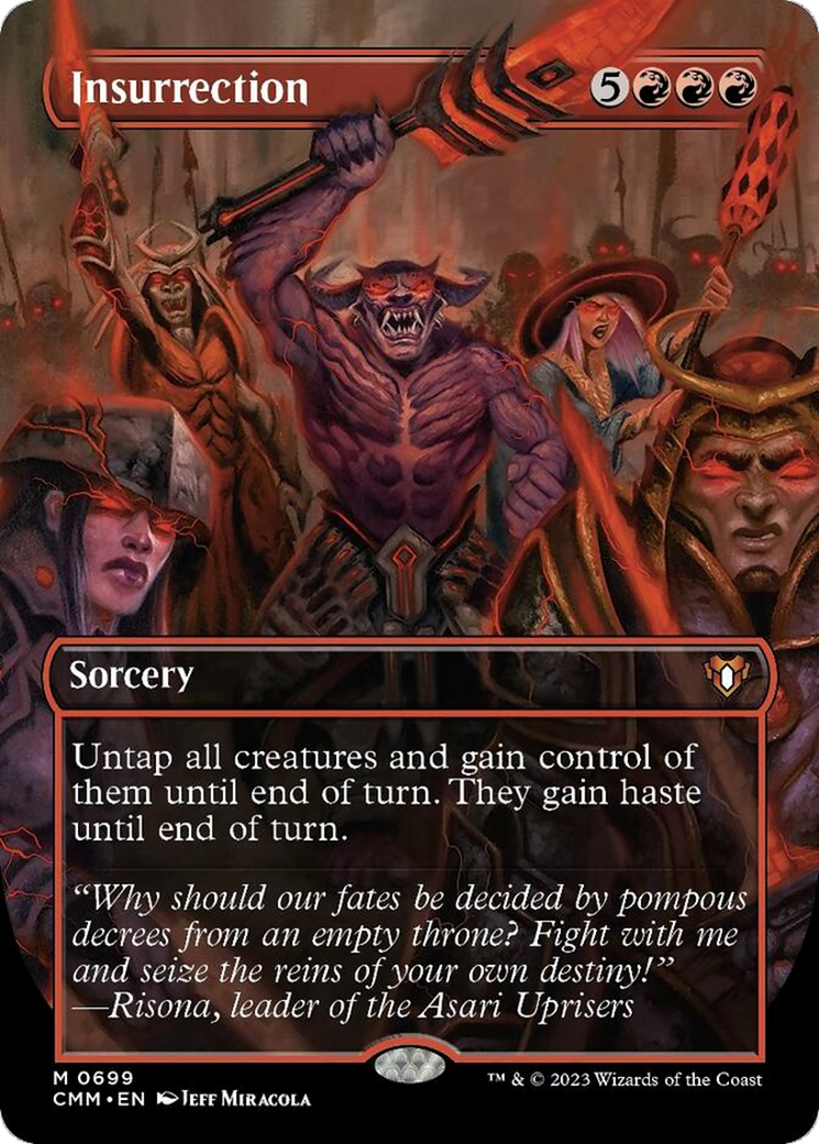 Insurrection (Borderless Alternate Art) [Commander Masters] | Local Legends