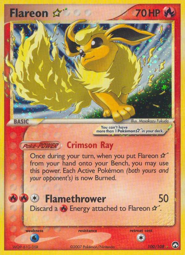 Flareon Star (100/108) [EX: Power Keepers] | Local Legends