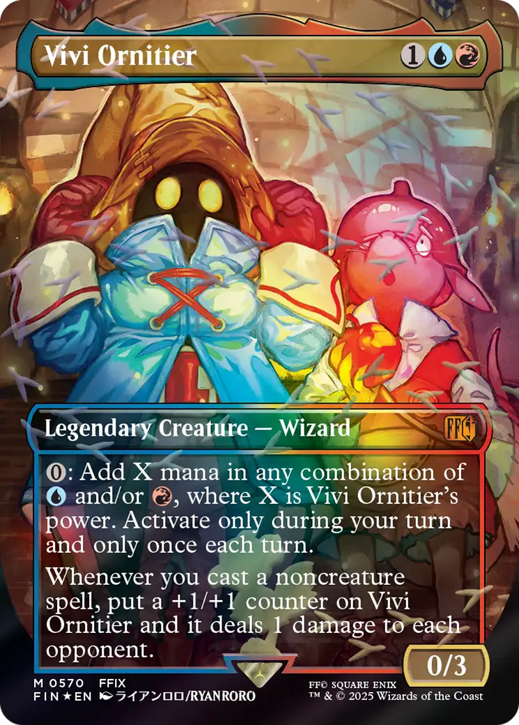 Vivi Ornitier (Borderless) (Chocobo Track Foil) [FINAL FANTASY] | Local Legends