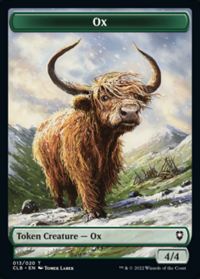 Ox Token [Commander Legends: Battle for Baldur's Gate Tokens] | Local Legends