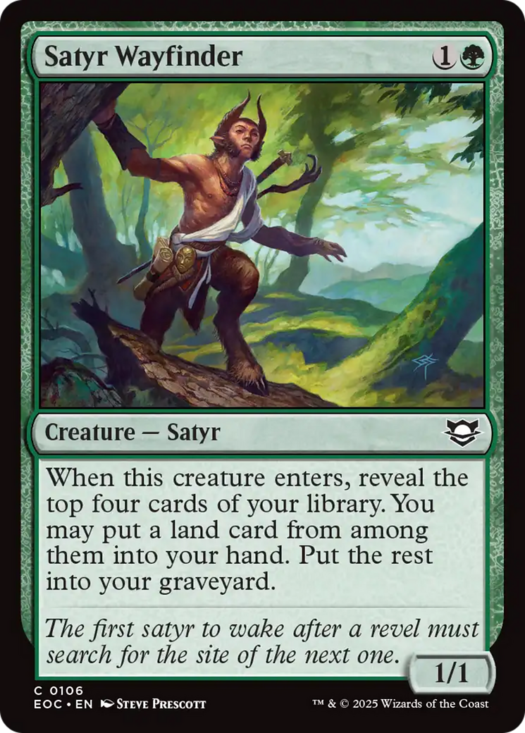 Satyr Wayfinder [Edge of Eternities Commander] | Local Legends