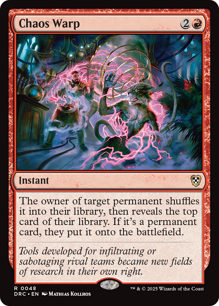 Chaos Warp [Aetherdrift Commander] | Local Legends