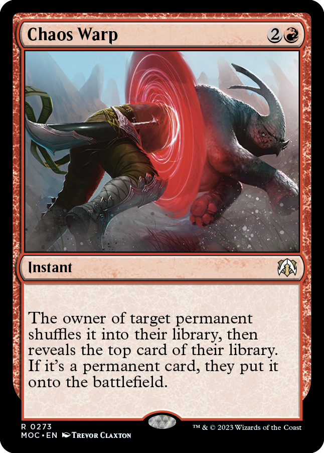 Chaos Warp [March of the Machine Commander] | Local Legends