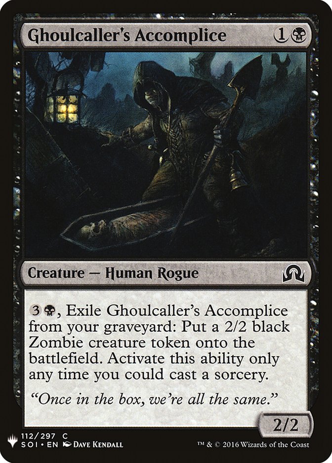 Ghoulcaller's Accomplice [Mystery Booster] | Local Legends
