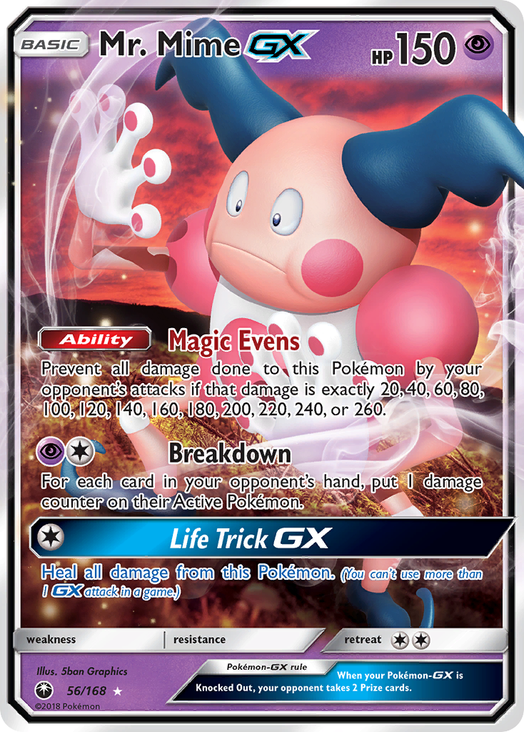 Mr. Mime GX (56/168) [Sun & Moon: Celestial Storm] | Local Legends