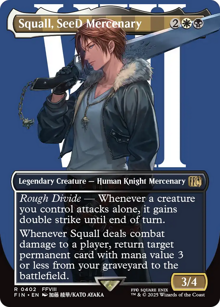 Squall, SeeD Mercenary (Borderless) [FINAL FANTASY] | Local Legends