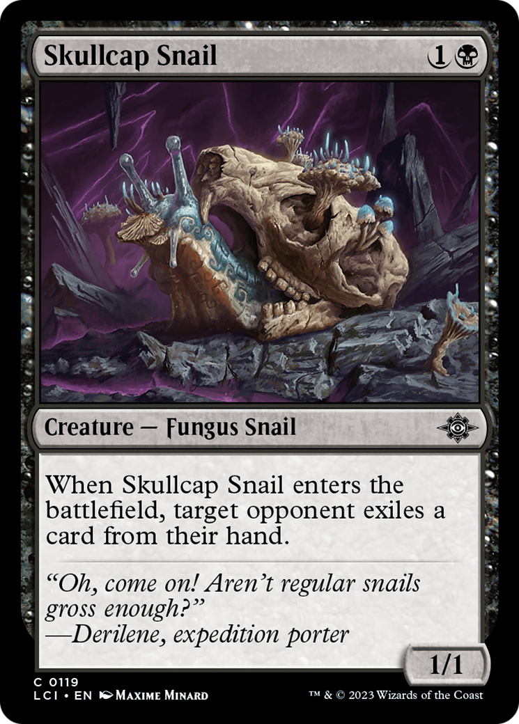 Skullcap Snail [The Lost Caverns of Ixalan] | Golgari Games