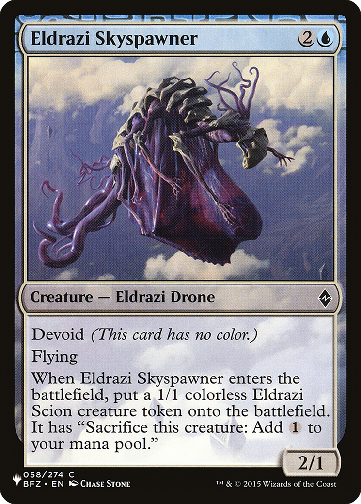 Eldrazi Skyspawner [The List Reprints] | Golgari Games