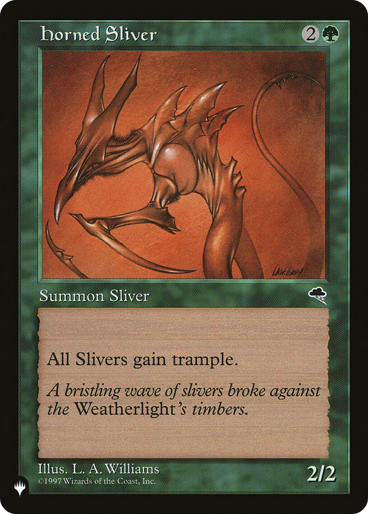 Horned Sliver [The List] | Local Legends