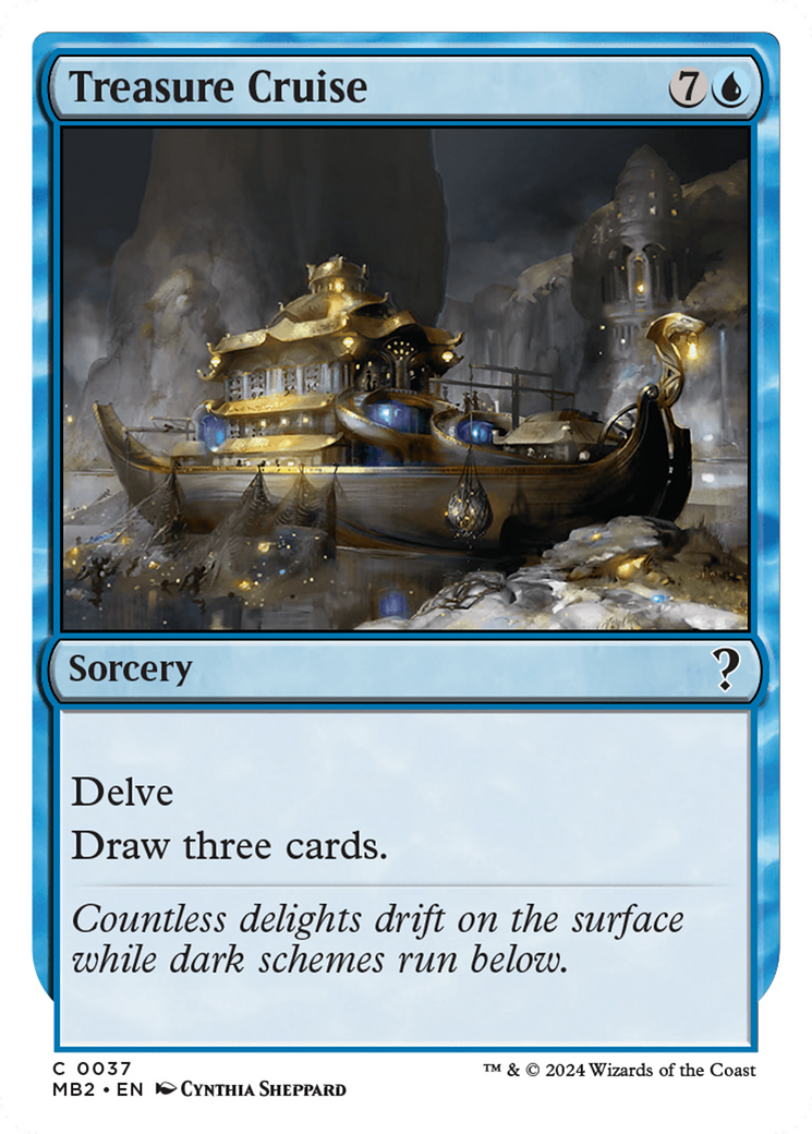 Treasure Cruise (White Border) [Mystery Booster 2] | Local Legends