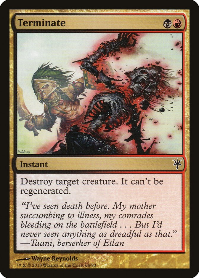 Terminate [Duel Decks: Sorin vs. Tibalt] | Local Legends