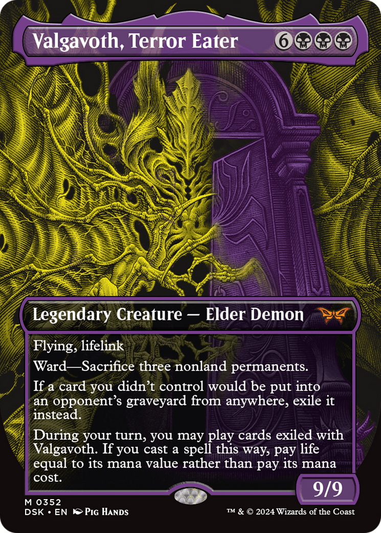 Valgavoth, Terror Eater (Showcase) [Duskmourn: House of Horror] | Local Legends