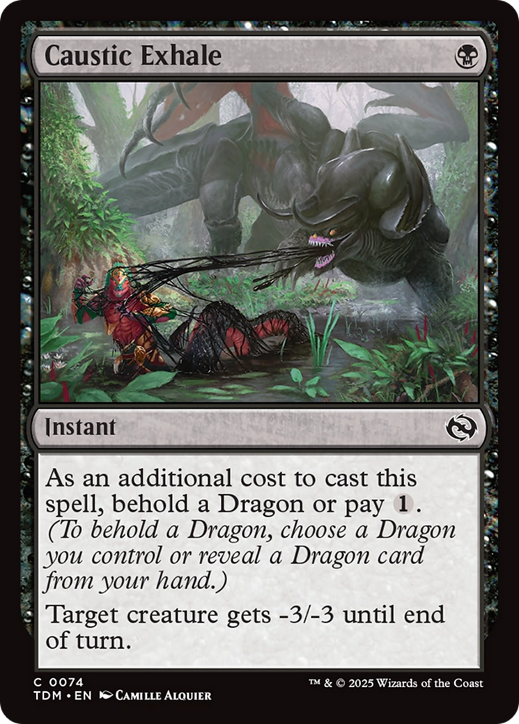 Caustic Exhale [Tarkir: Dragonstorm] | Local Legends