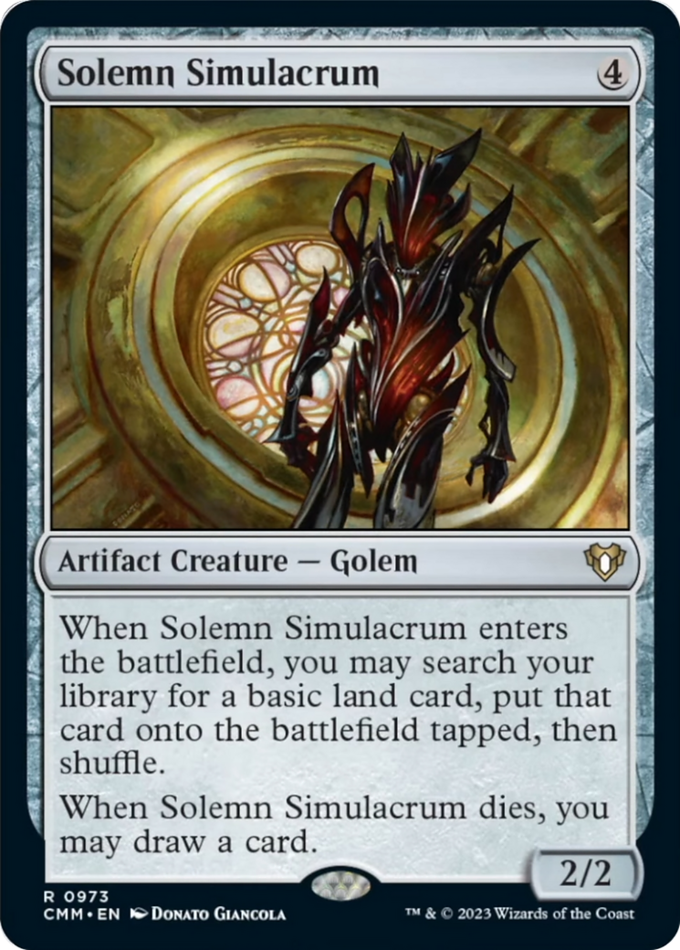 Solemn Simulacrum [Commander Masters] | Local Legends