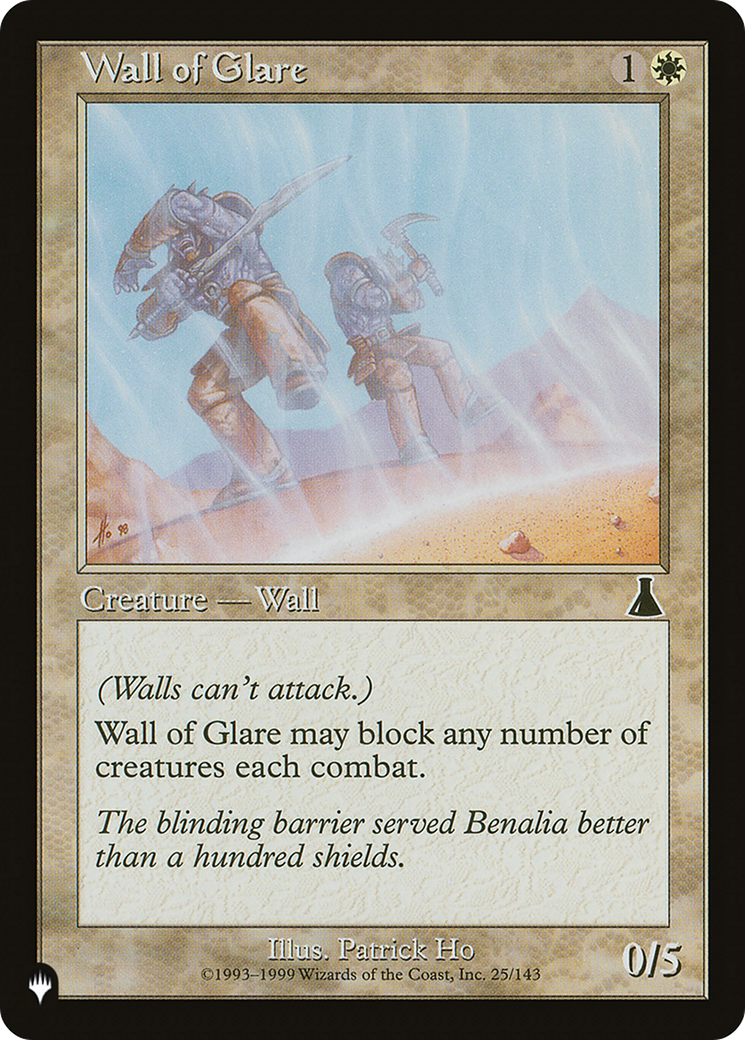 Wall of Glare [The List] | Local Legends