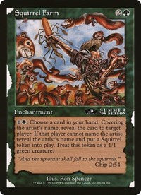 Squirrel Farm (Oversized) [Oversize Cards] | Local Legends