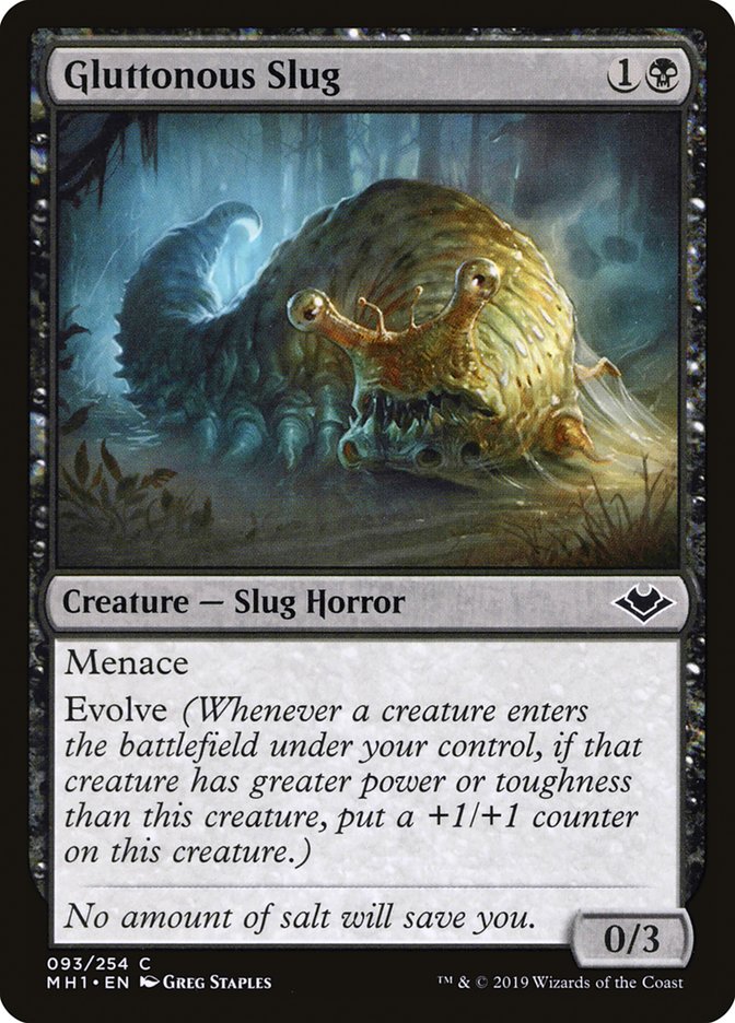 Gluttonous Slug [Modern Horizons] | Golgari Games