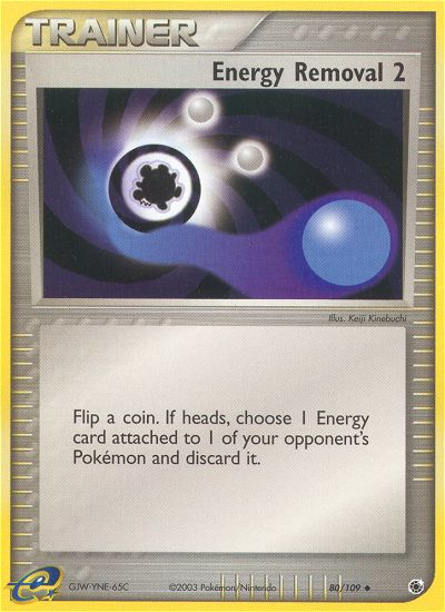 Energy Removal 2 (80/109) [EX: Ruby & Sapphire] | Golgari Games