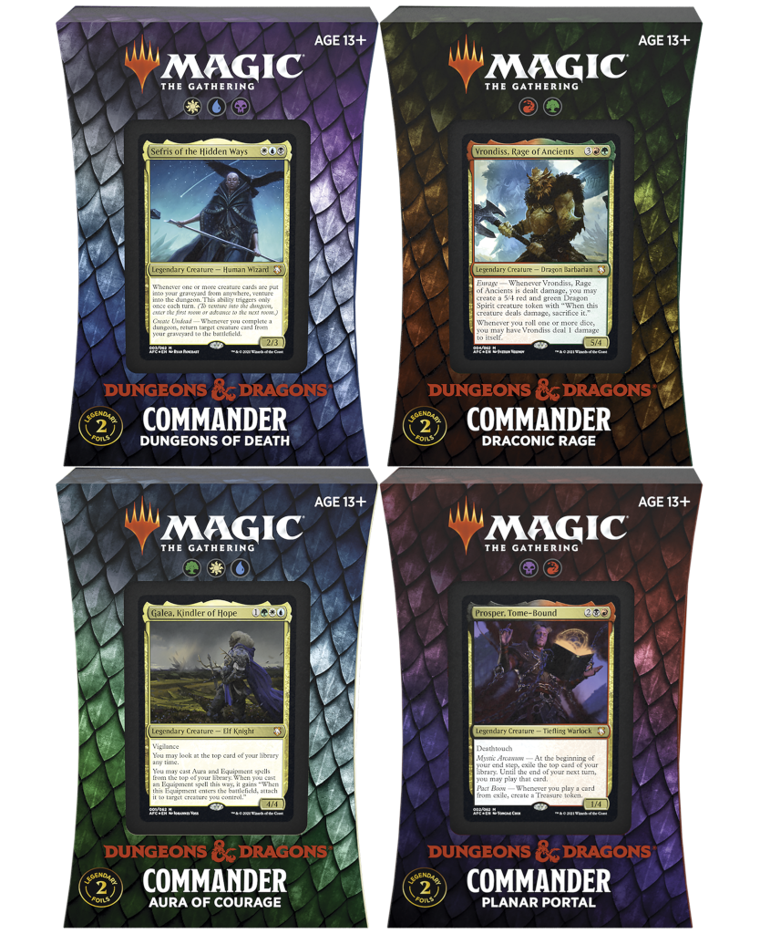 Dungeons & Dragons: Adventures in the Forgotten Realms - Commander Deck Display | Local Legends