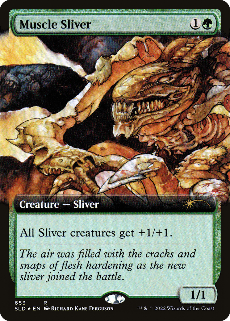 Muscle Sliver (Extended Art) [Secret Lair Drop Promos] | Local Legends
