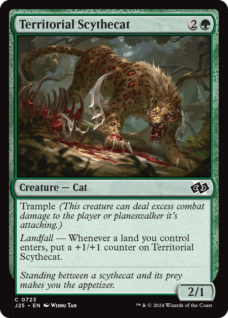 Territorial Scythecat [Foundations Jumpstart] | Local Legends