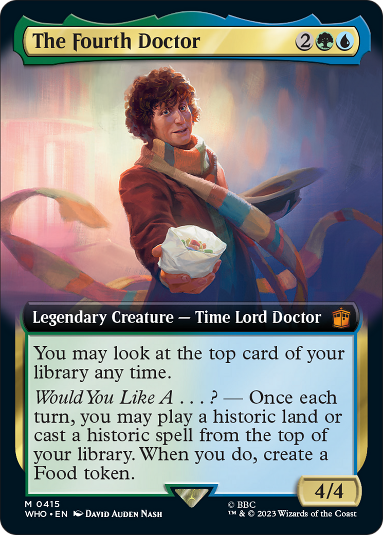 The Fourth Doctor (Extended Art) [Doctor Who] | Golgari Games