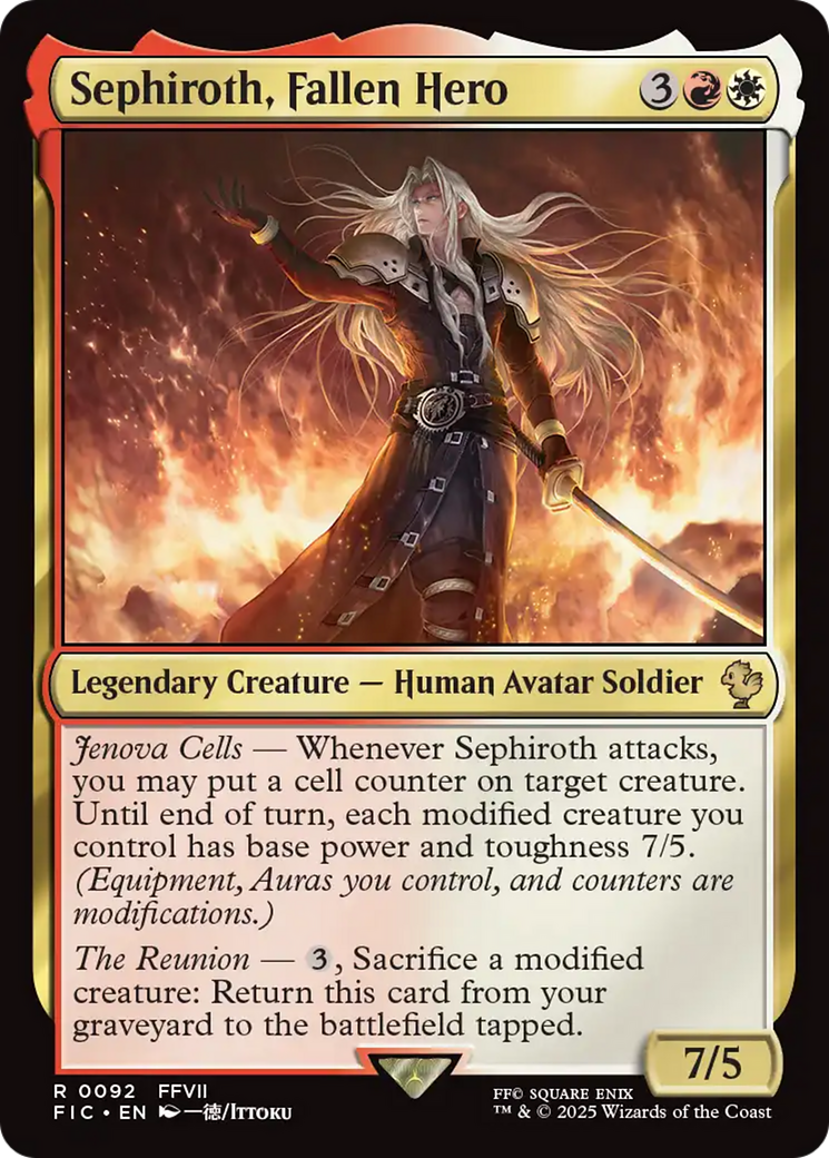 Sephiroth, Fallen Hero [FINAL FANTASY Commander] | Local Legends
