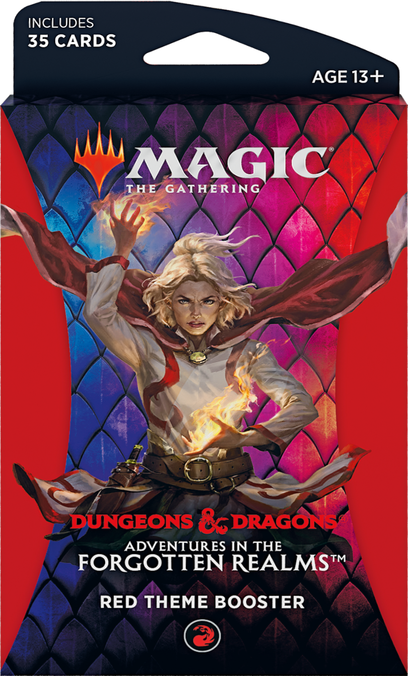 Dungeons & Dragons: Adventures in the Forgotten Realms - Theme Booster (Red) | Local Legends