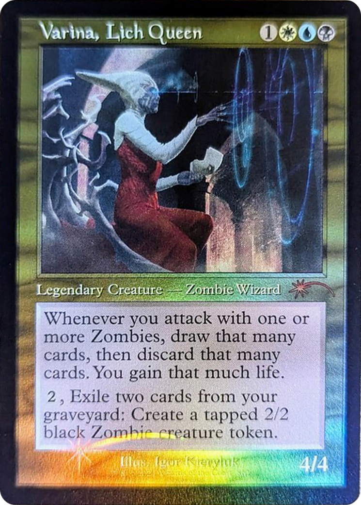 Varina, Lich Queen (Retro Frame) [Secret Lair Drop Series] | Local Legends