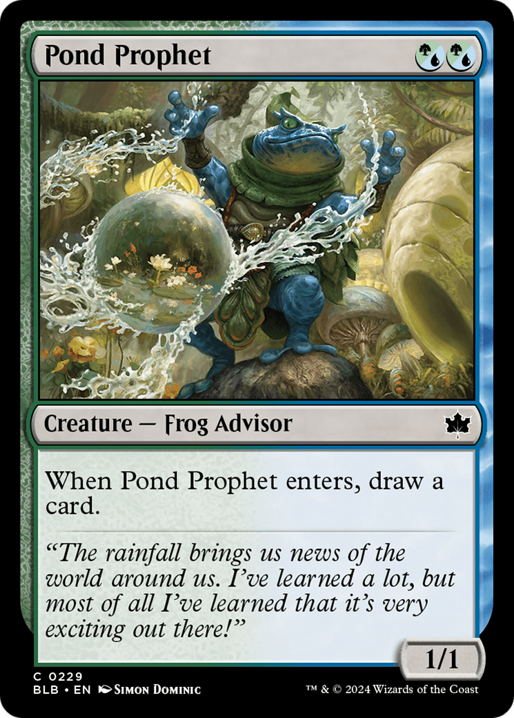 Pond Prophet [Bloomburrow] | Golgari Games