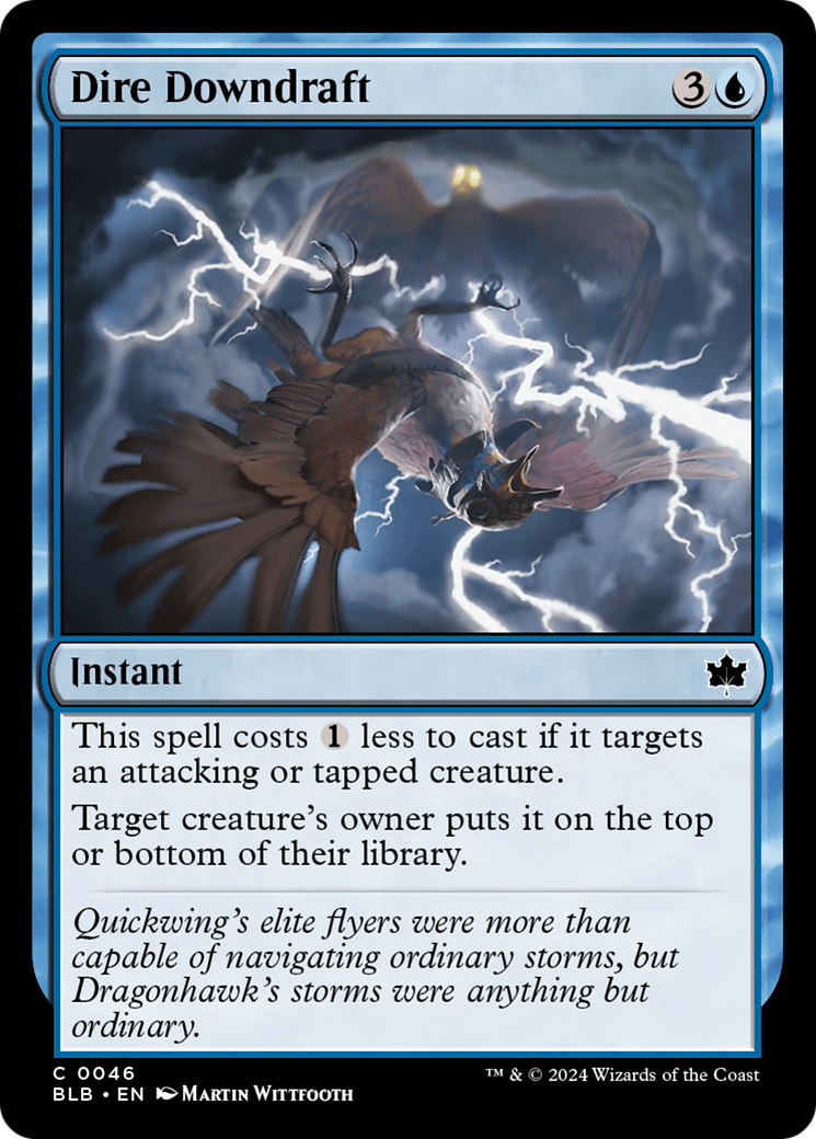 Dire Downdraft [Bloomburrow] | Local Legends