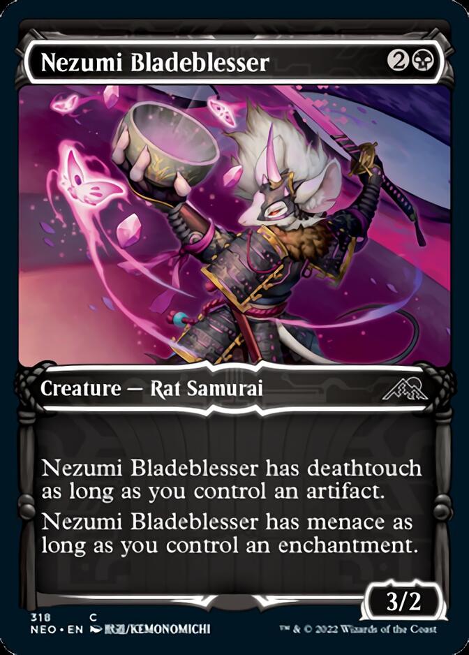 Nezumi Bladeblesser (Showcase Samurai) [Kamigawa: Neon Dynasty] | Golgari Games